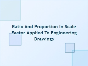 Applying Scale Factors in Engineering Drawing Templates